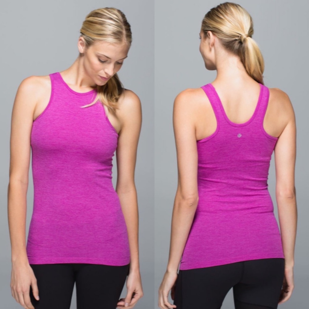 Lululemon Seamlessly Covered Tank in Heathered Ultra Violet